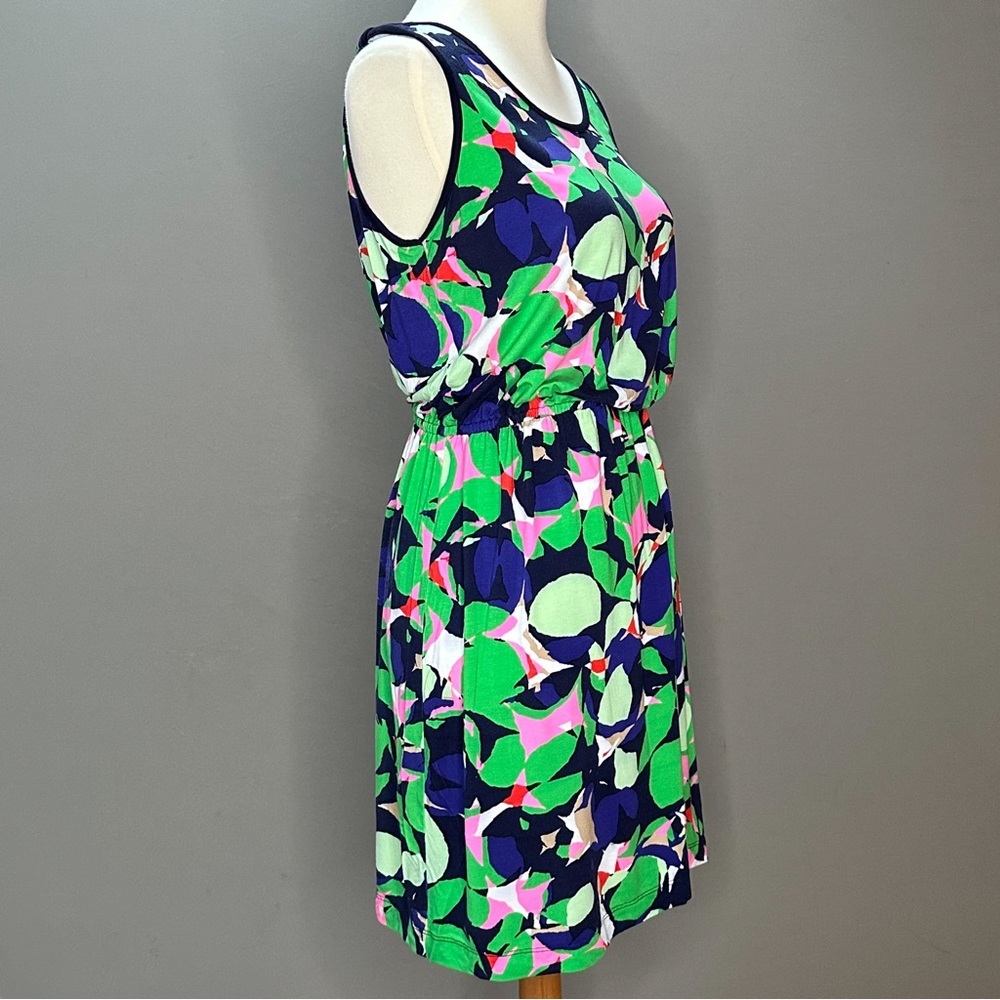 GAP colorful green navy pink soft and stretchy dress, XS. - Picture 8 of 8